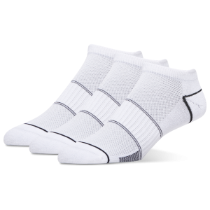 CSG Run Tab No Show Tech Socks 3 Pack - Men's - White