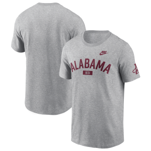 Nike Alabama Arch Short-Sleeve T-Shirt - Men's - Gray