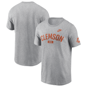 Nike Clemson Arch Short-Sleeve T-Shirt - Men's - Gray