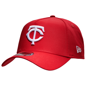 New Era Twins A Frame Adjustable Cap - Men's - White/Red