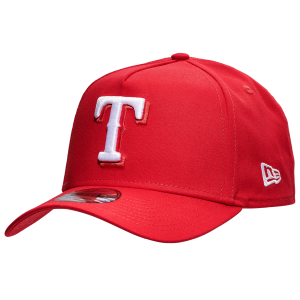 New Era Rangers 9FORTY A-Frame Hat - Adult - White/Red