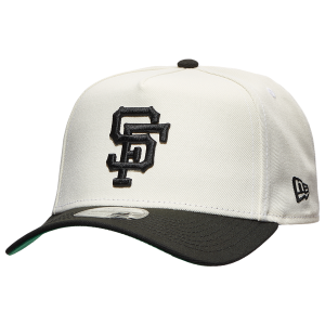 New Era Giants A Frame 2T Adjustable Cap - Men's - White/Black