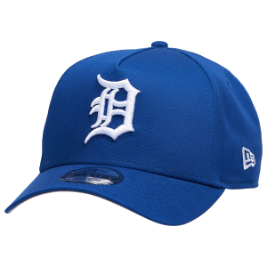 New Era Tigers 940 A Frame Adjustable Cap - Men's - White/Light Royal