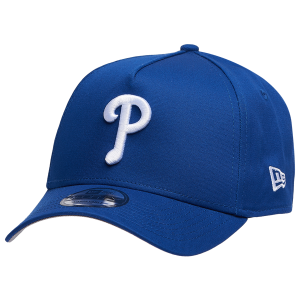 New Era Phillies A Frame Adjustable Cap - Men's - White/Royal