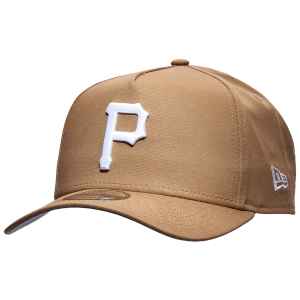 New Era Pirates A Frame Adjustable Cap - Men's - White/Khaki