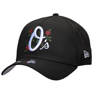New Era Orioles 940 A Frame Rose Cap - Men's - Black/Multi