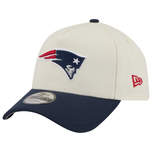 New Era NFL 9FORTY A-Frame Cap - Adult - Chrome/Navy