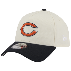 New Era NFL 9FORTY A-Frame Cap - Adult - Chrome/Navy