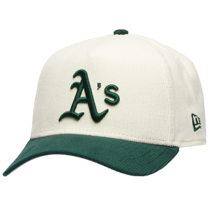 New Era Athletics 940 A Frame Corduroy Cap - Men's - Chrome/Green