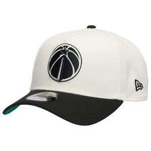 New Era Wizards Team 9FORTY A-Frame Chrome Cap - Men's - Chrome/Black
