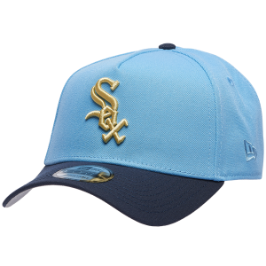 New Era White Sox 9Forty A-Frame Cap - Adult - Blue/Navy/Gold