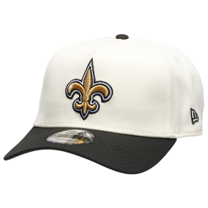 New Era Saints 9FORTY A-Frame Cap - Men's - White/Black