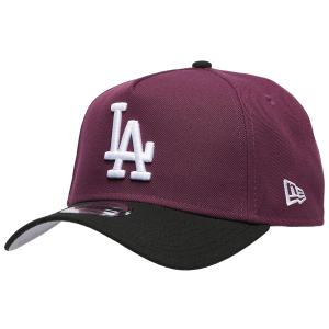 New Era Dodgers 9FORTY A-Frame Cap - Adult - Plum/Black