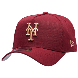 New Era Mets 940 A Frame Cap - Adult - Red