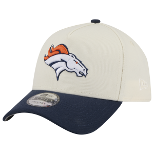 New Era NFL 9FORTY A-Frame Cap - Adult - Chrome/Navy