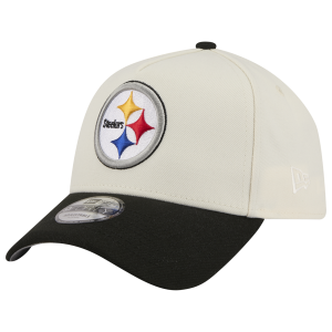 New Era NFL 9FORTY A-Frame Cap - Adult - Black/Chrome