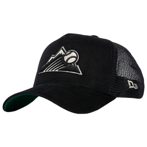 New Era Rockies 940AF Cord Cap - Adult - Black
