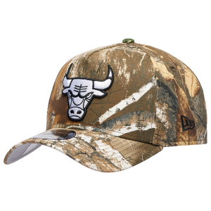 New Era Bulls 9FORTY A-Frame Realtree Cap - Adult - Multi