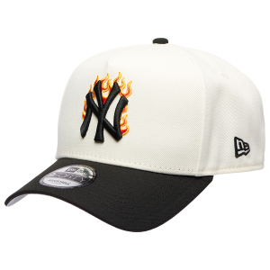New Era MLB 940 A-Frame Flame Cap - Adult - White/Black