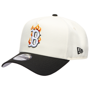 New Era MLB 940 A-Frame Flame Cap - Adult - Black/White