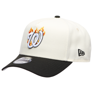 New Era MLB 940 A-Frame Flame Cap - Adult - White/Black
