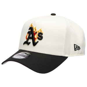 New Era MLB 940 A-Frame Flame Cap - Adult - White/Black