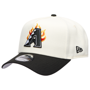 New Era MLB 940 A-Frame Flame Cap - Adult - White/Black