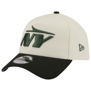 New Era NFL 9FORTY A-Frame Cap - Adult - Chrome/Green