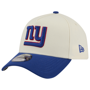 New Era NFL 9FORTY A-Frame Cap - Adult - Blue/Chrome