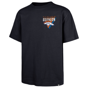47 Brand NFL Broncos Under Bar T-Shirt - Men's - Navy