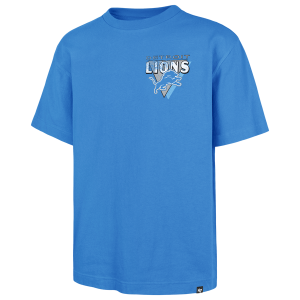 47 Brand NFL Detroit Lions Bar S/S T-Shirt - Men's - Blue Raz