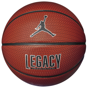 Jordan Legacy 2.0 8-Panel Basketball - Men's - Metallic Silver/Amber/Black