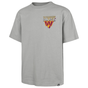 47 Brand NFL Washington Commanders Bar S/S T-Shirt - Men's - Wolf Grey