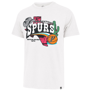 47 Brand Spurs Regional Franklin T-Shirt - Men's - White Wash