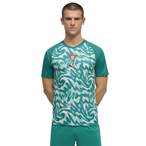 PUMA FPF Warm Up Jersey - Men's - Green Lagoon/Ruby Shimmer