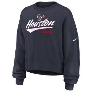 Nike NFL Texans Phoenix Crew - Women's - Marine