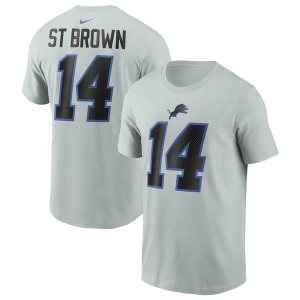 Nike Lions NFL Rival AB14 Short Sleeve T-Shirt - Men's - Silver