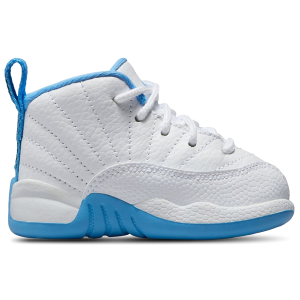 Jordan Retro 12 - Boys' Toddler - White/University Blue