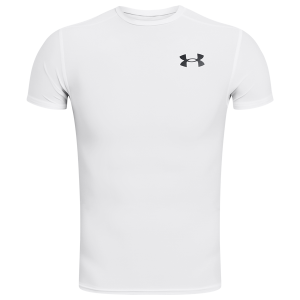 Under Armour Heatgear OG Compression Short Sleeve - Men's - White/Black