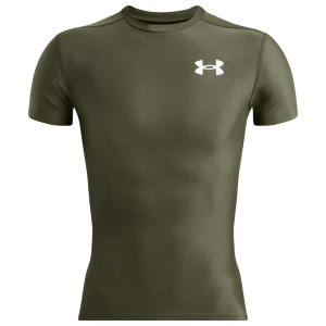 Under Armour Heatgear OG Compression Short Sleeve - Men's - Marine Od Green/White