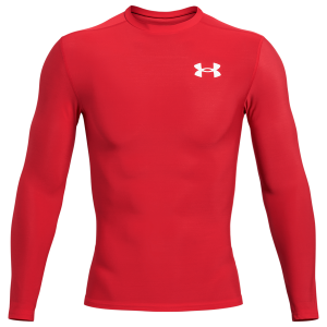 Under Armour Heatgear OG Compression Long Sleeve - Men's - Red/White