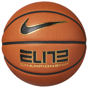 Nike Team Elite Championship 8P Basketball NFHS - Men's - Orange/Black/Gold