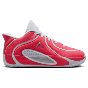 Jordan Tatum 4 Premium - Boys' Grade School - Siren Red/Grey/Metallic Silver