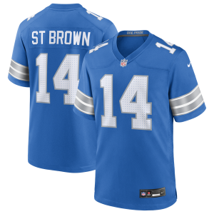 Nike NFL Lions Game Day Jersey - Men's - Blue Spark