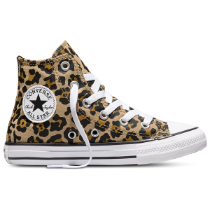 Converse All Star Hi Leopard - Girls' Preschool - Brown/Black/White