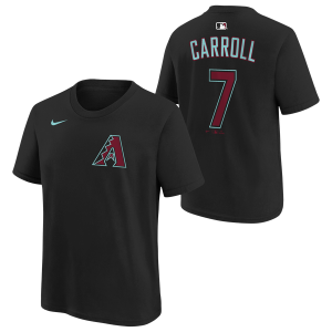 Nike MLB Diamondbacks Kids Name & Number T-Shirt - Youth - Black
