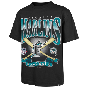 47 Brand MLB Town Foundation Short Sleeve T-Shirt - Men's - Black
