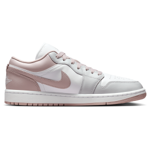 Jordan AJ 1 Low - Women's - Enigma Stone/Particle Rose/White