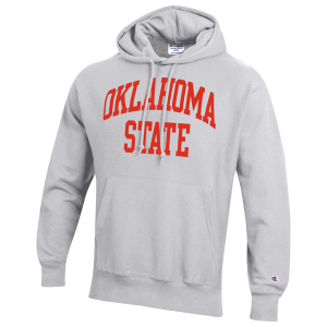 Champion NCAA Reverse Weave Wordmark Hoodie - Men's - Silver Gray