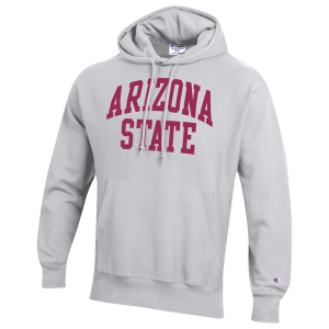 Champion NCAA Reverse Weave Wordmark Hoodie - Men's - Silver Gray